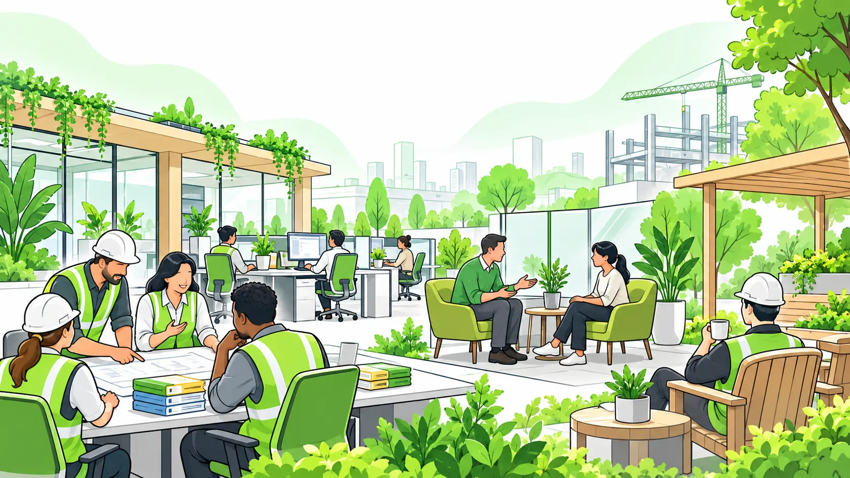 Employer and worker representatives improve workload arrangements, private support and quiet rest spaces in a healthy workplace.