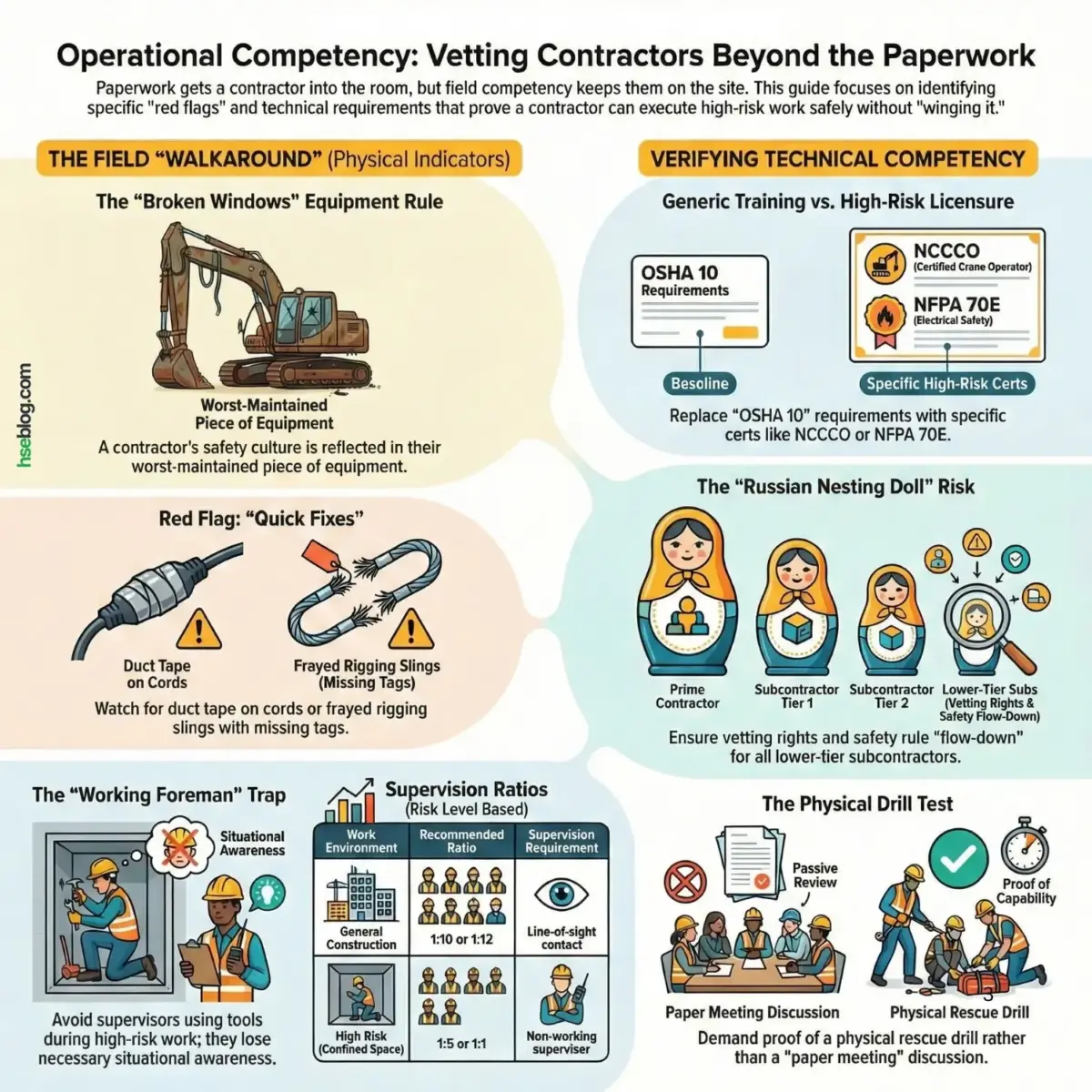 Operational & Field Competency - Contractor Selection