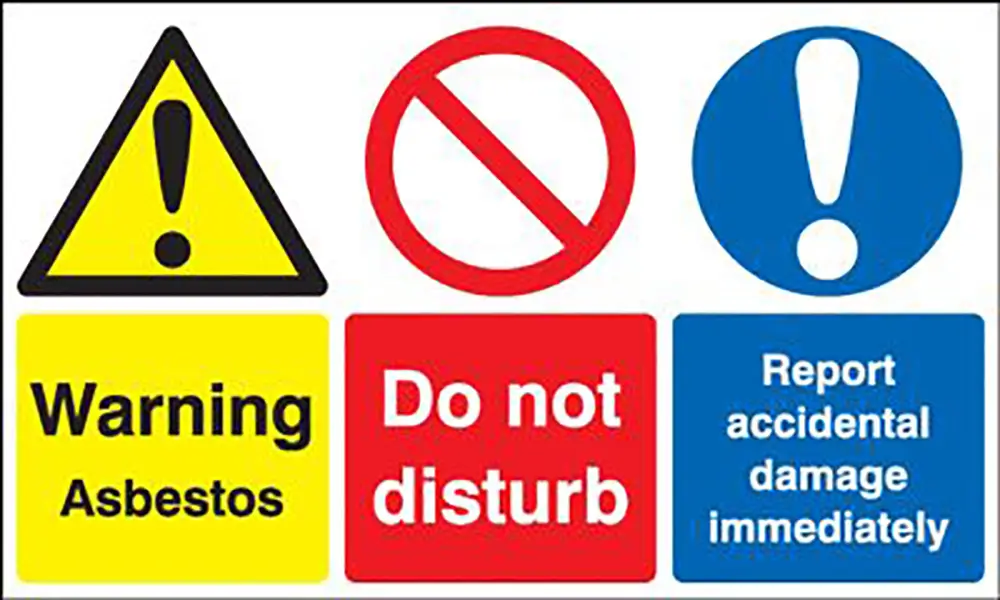 Asbestos Do Not Disturb Sign