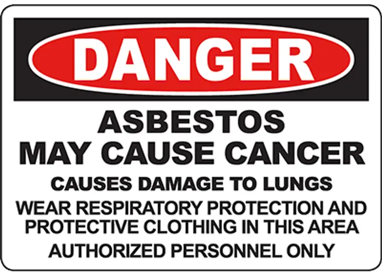 Respiratory Protection Required Sign For Abestos