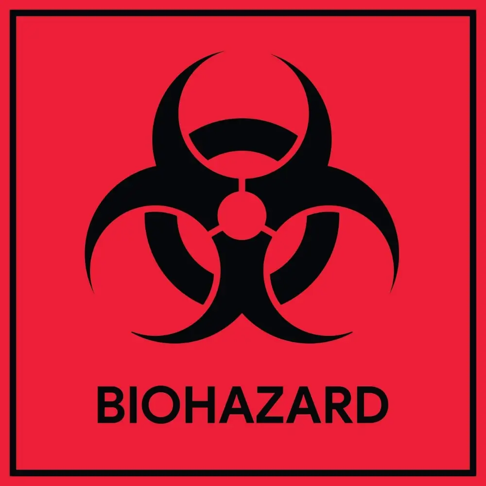 Biohazard Safety Label