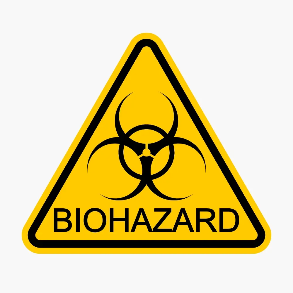 Biohazard Warning Sign