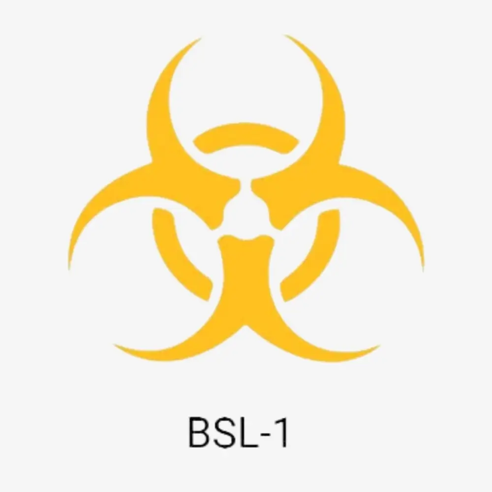 Biosafety Level 1 Sign