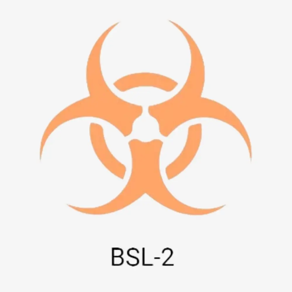 Biosafety Level 2 Sign