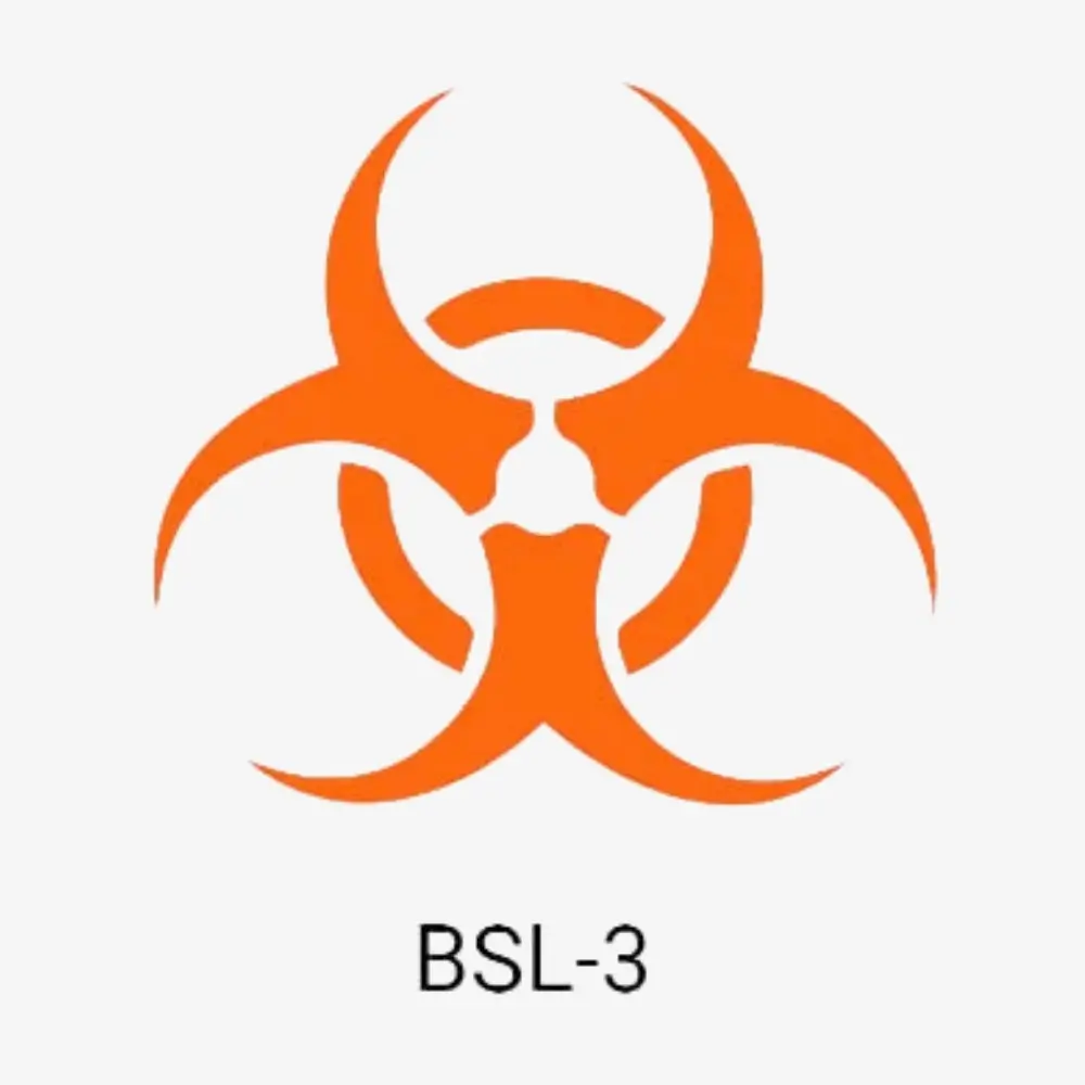 Biosafety Level 3 Sign