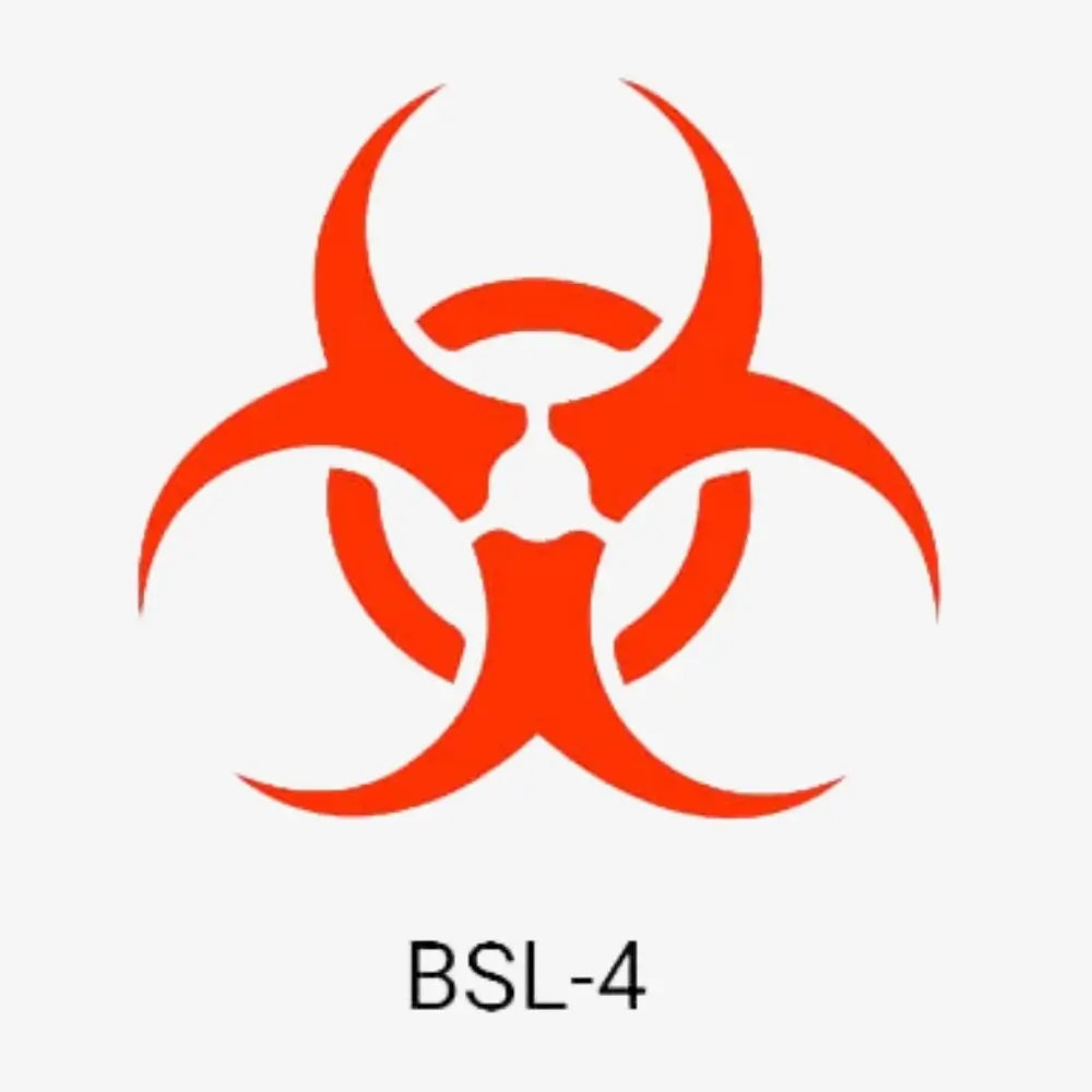 Biosafety Level 4 Sign