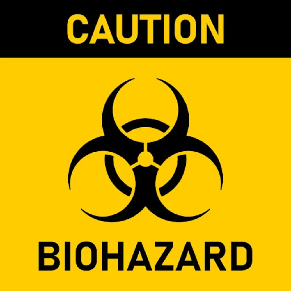 Caution Biohazard