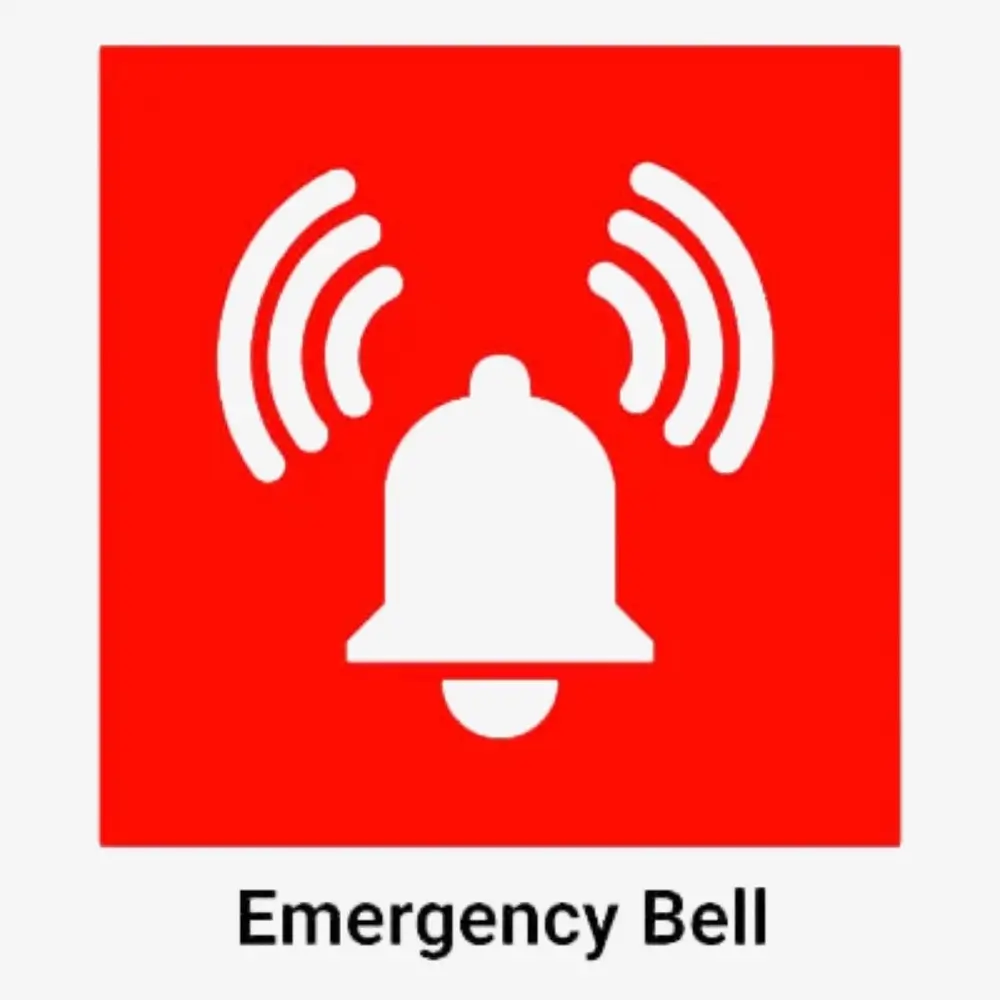 Emergency Bell Sign