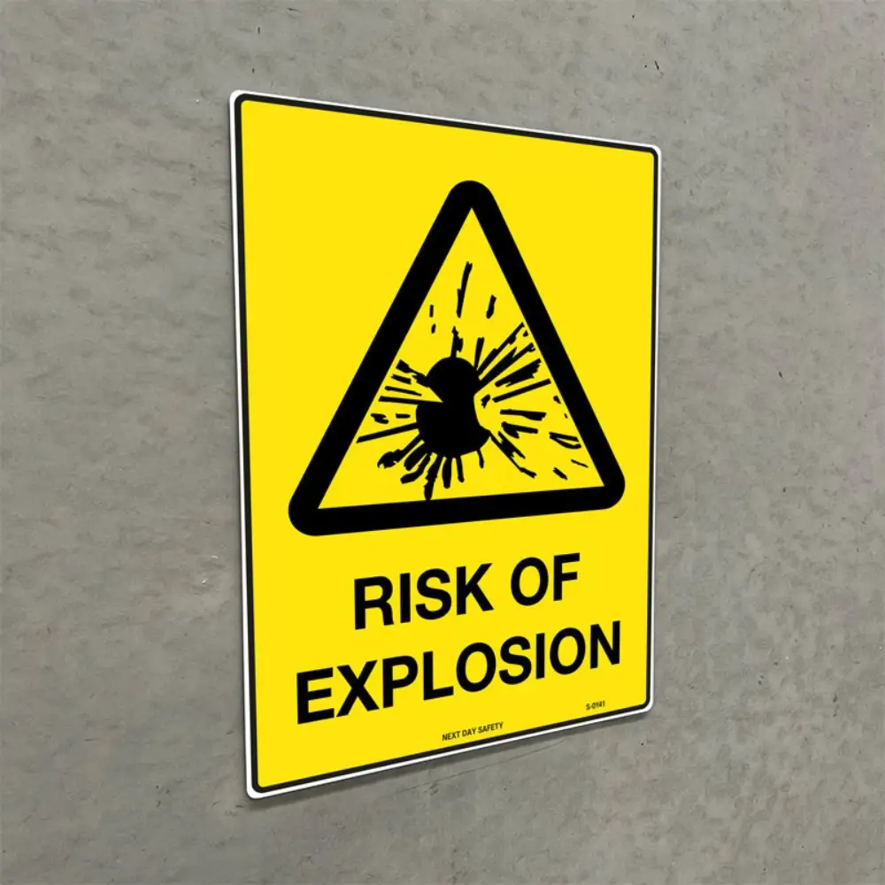 Explosion Sign Example