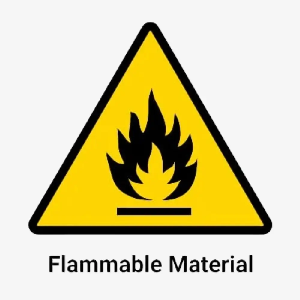 Flammable Material Sign