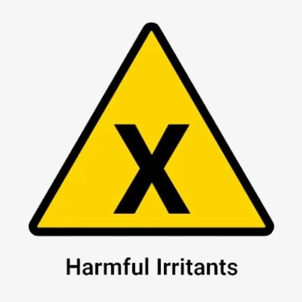 Harmful Irritants Sign