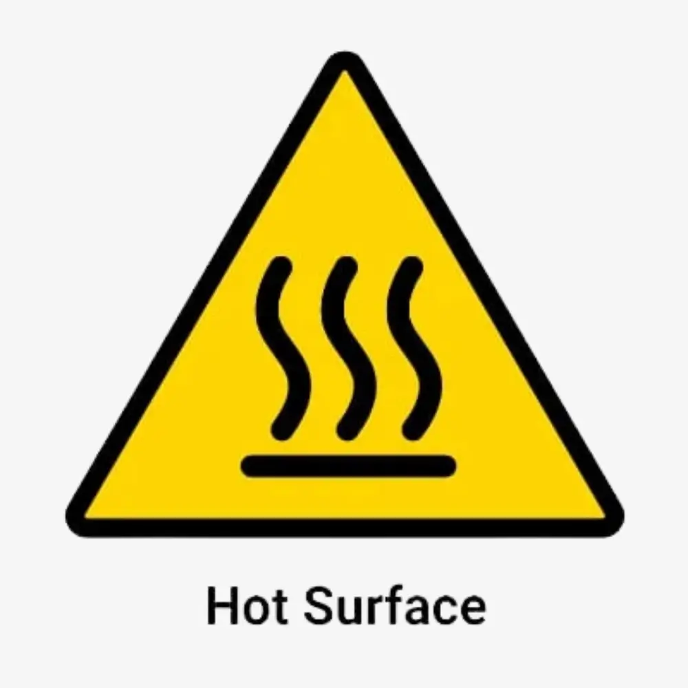 Hot Surface Sign