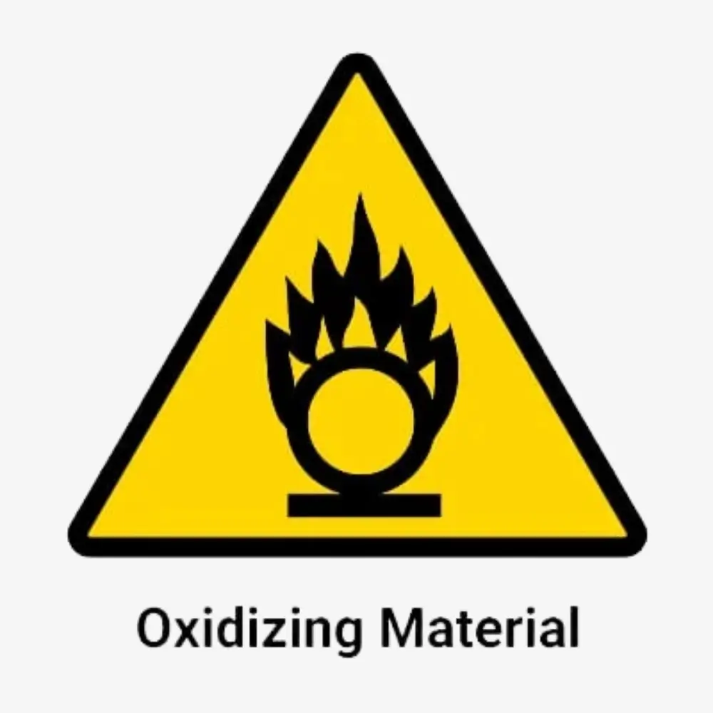 Oxidizing Material Sign