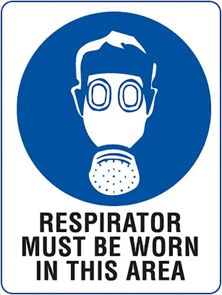 Respiratory Protection Safety Sign