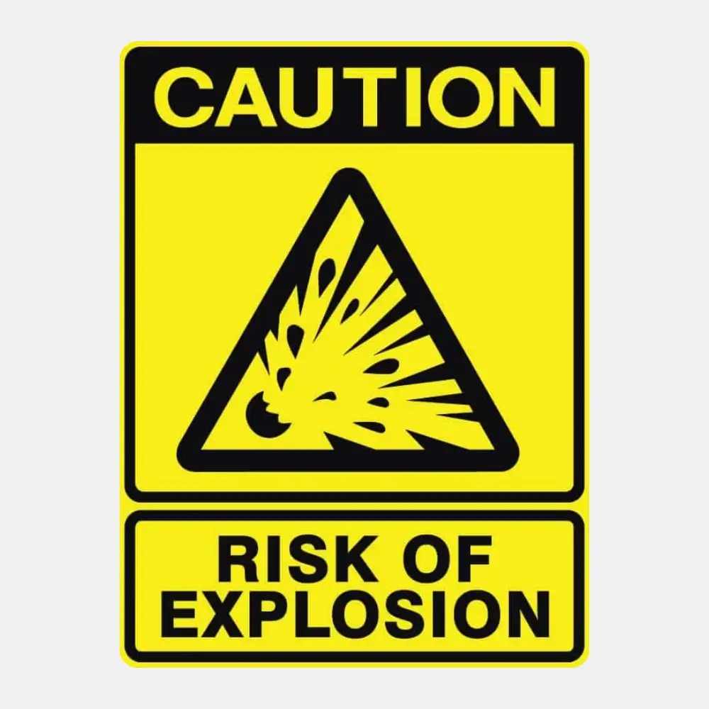 Risk Of Explosion