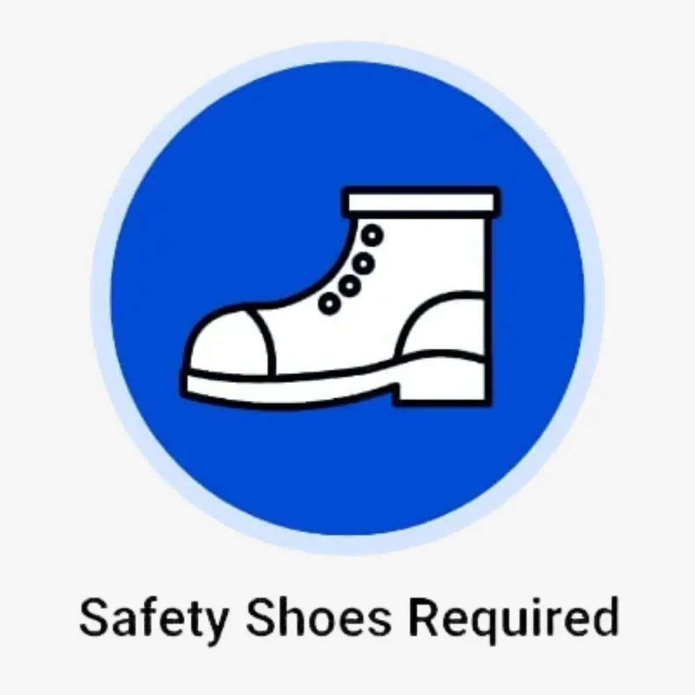 Safety Shoes Required Sign